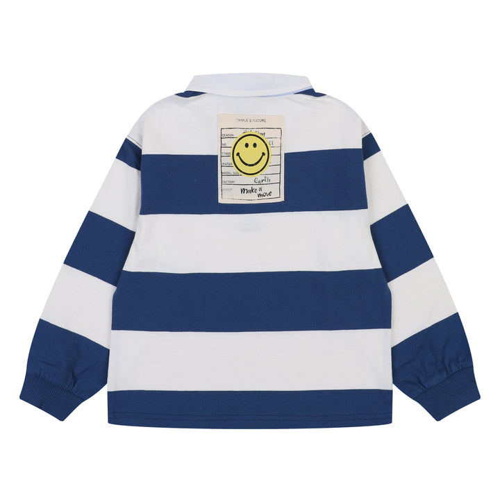 Striped Rugby Polo T-Shirt-T-Shirt - Kids-ToTo Heros-ToTo Heros l Premium Children's Clothing