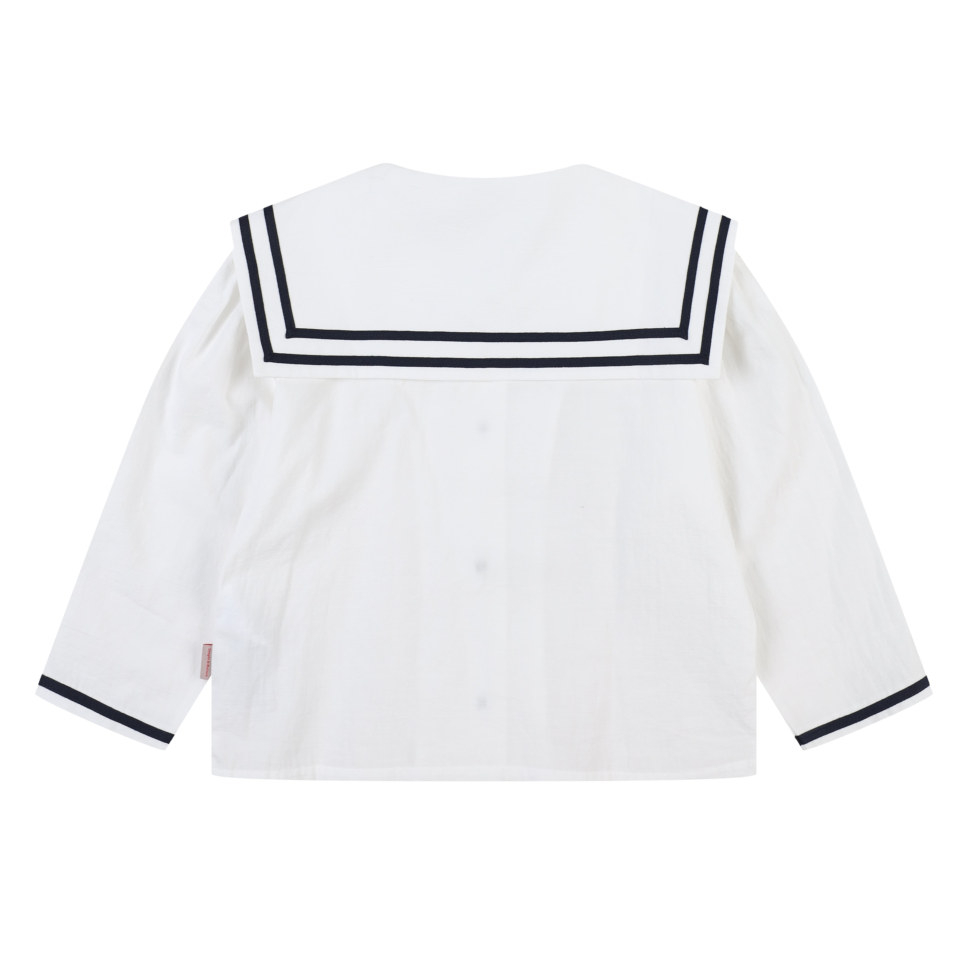 Sunny Sailor-Collared Button-Down Blouse-Shirt - Kids-ToTo Heros-