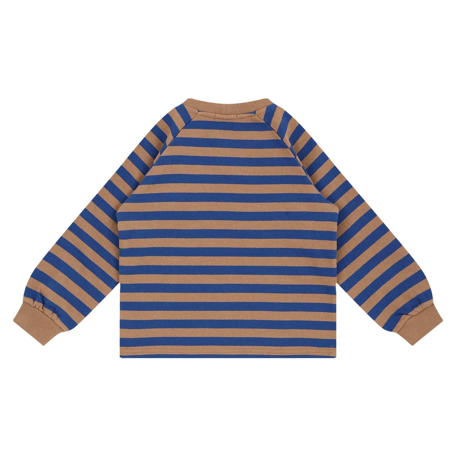 Take It Easy Patch Fleeced Striped Pullover T-Shirt-Sweatshirt - Kids-ToTo Heros-ToTo Heros l Premium Children's Clothing