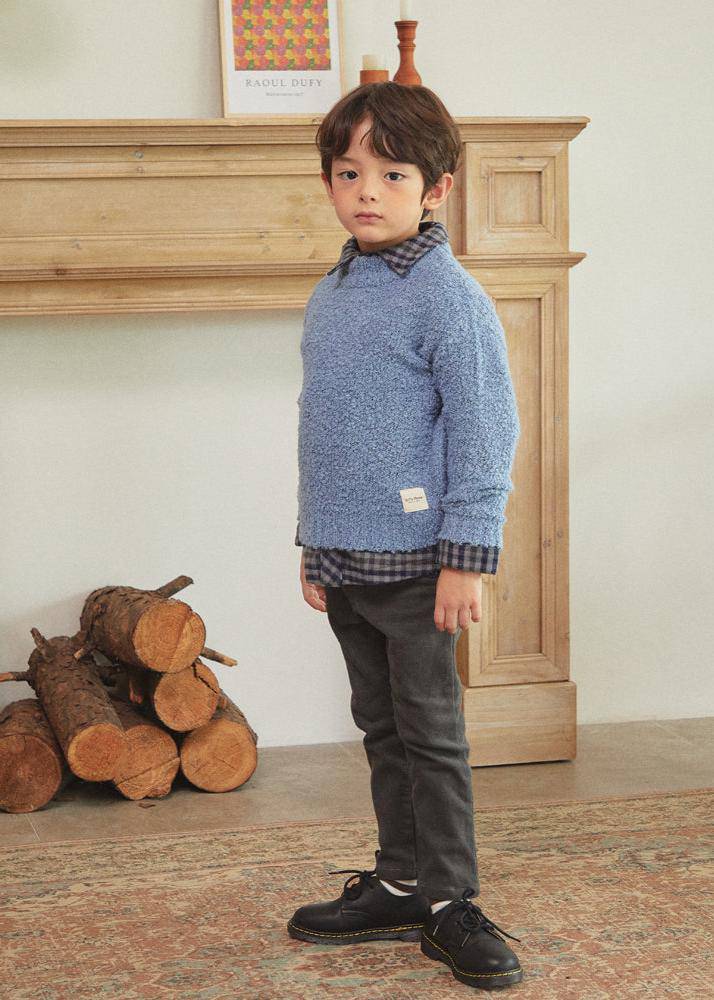 Tony Boucle Sweater-Knit Sweater - Kids-ToTo Heros-ToTo Heros l Premium Children's Clothing