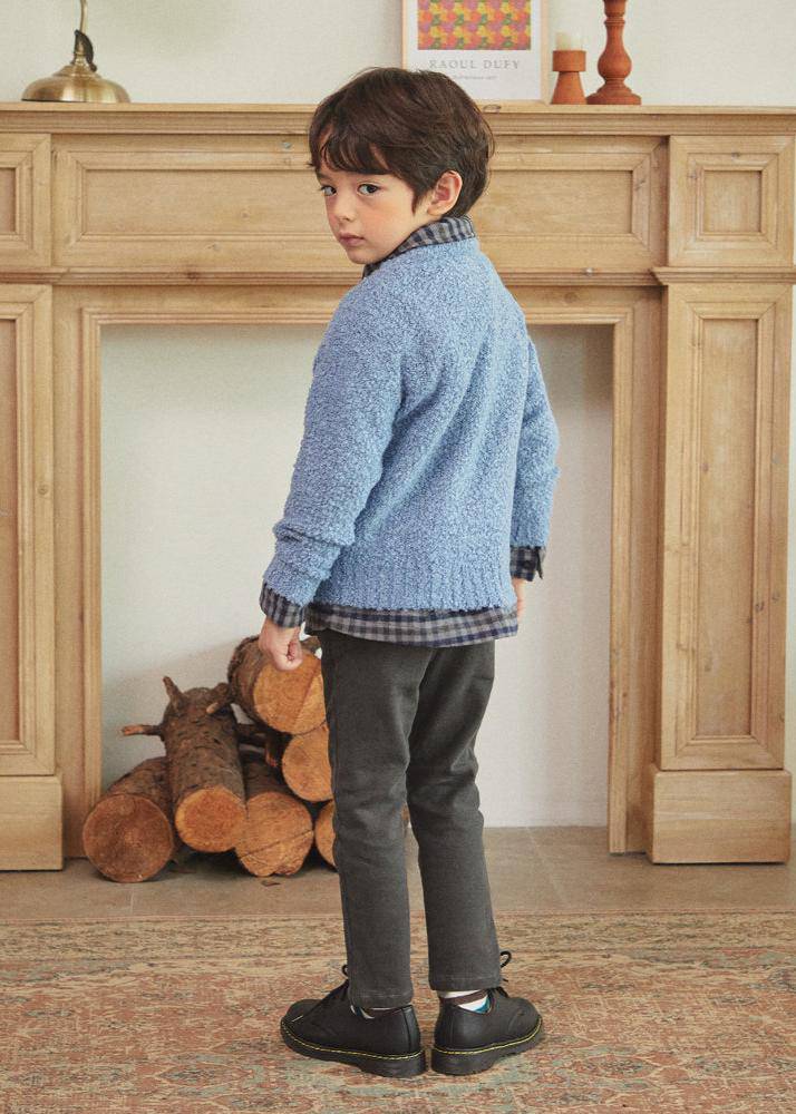 Tony Boucle Sweater-Knit Sweater - Kids-ToTo Heros-ToTo Heros l Premium Children's Clothing