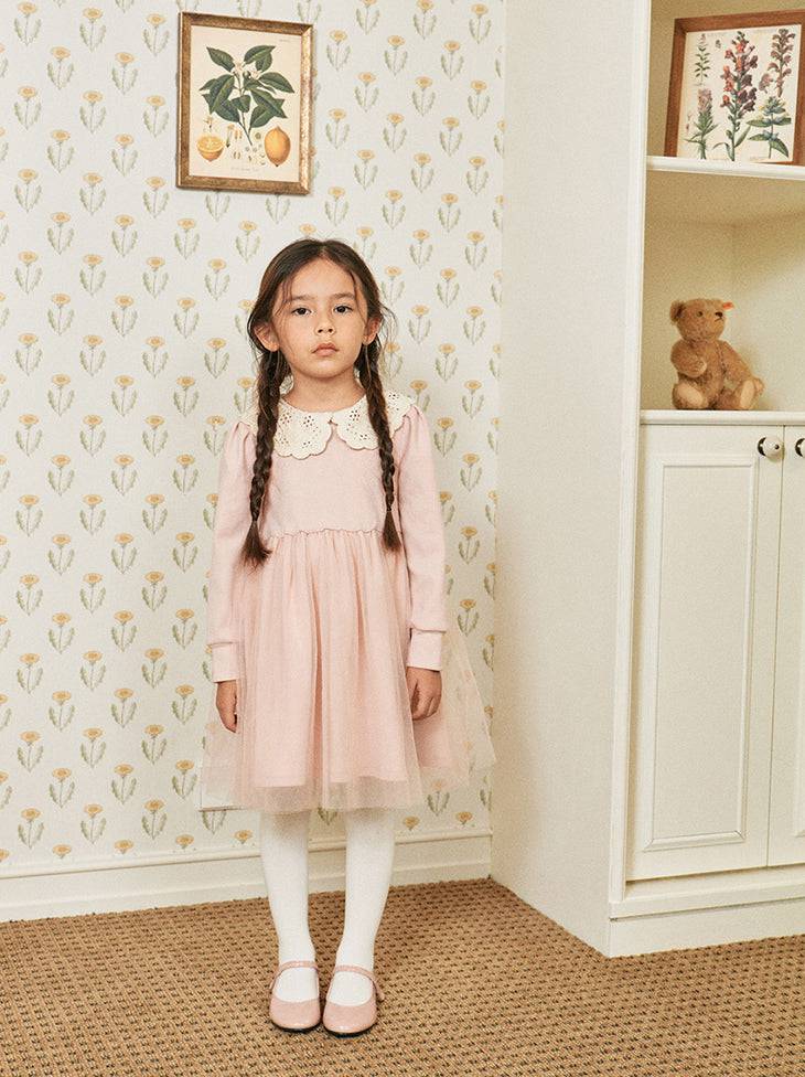 Tweety Combination Tutu Dress with Crocheted Collar-Dress - Kids-ToTo Heros-ToTo Heros l Premium Children's Clothing