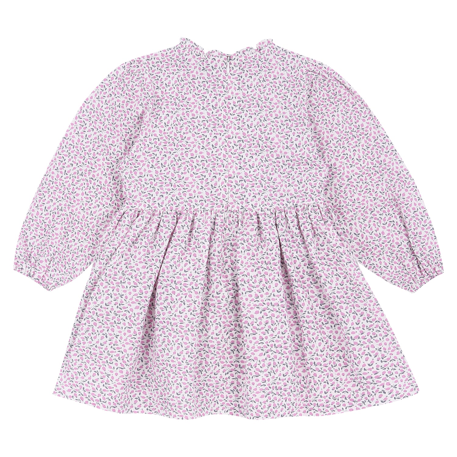 Floral Print Lace Apron Dress-Dress - Kids-ToTo Heros-ToTo Heros Premium Children's Clothing