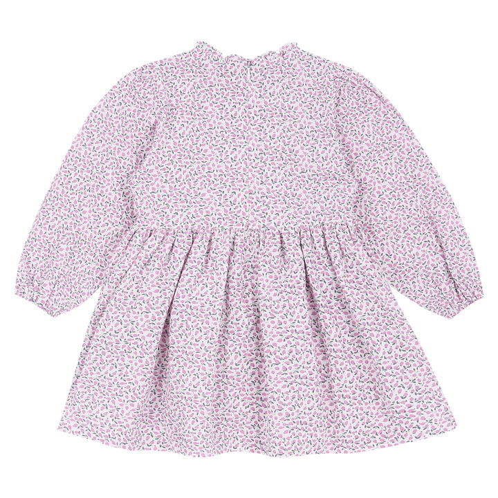 Floral Print Lace Apron Dress-Dress - Kids-ToTo Heros-ToTo Heros Premium Children's Clothing
