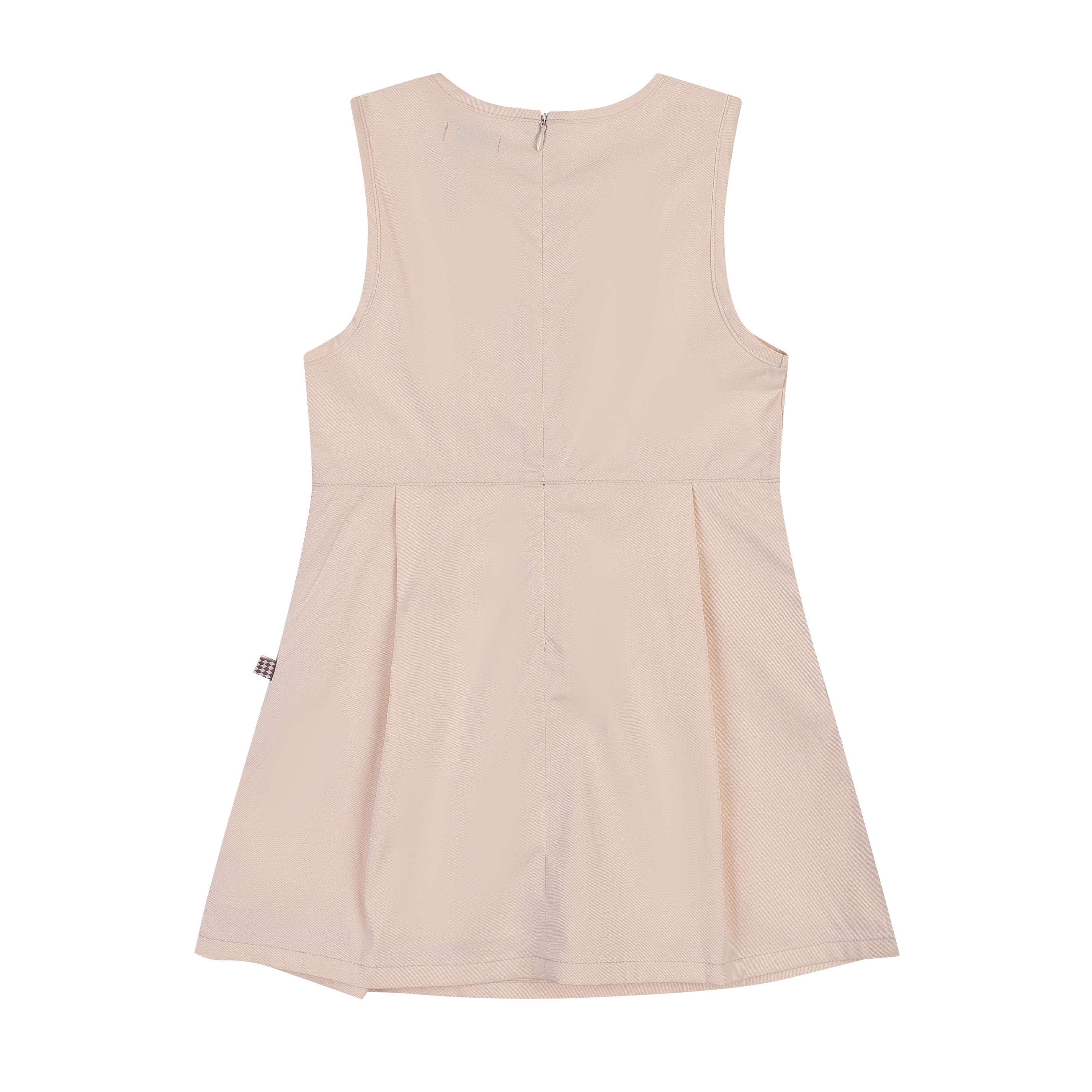 Grace Pleated Button Dress-Dress - Kids-ToTo Heros-ToTo Heros Premium Children's Clothing
