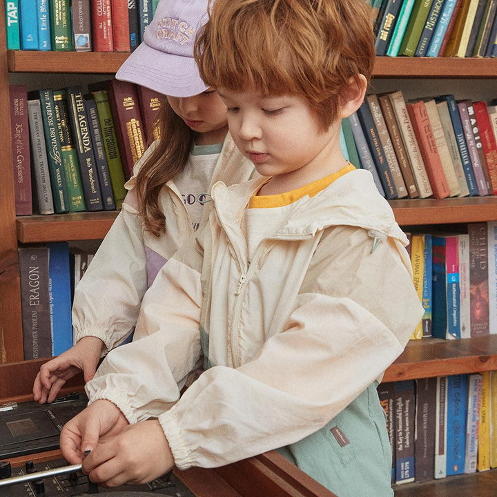 Kay Color Block Hooded Wind Breaker-Jacket - Kids-ToTo Heros-ToTo Heros Premium Children's Clothing