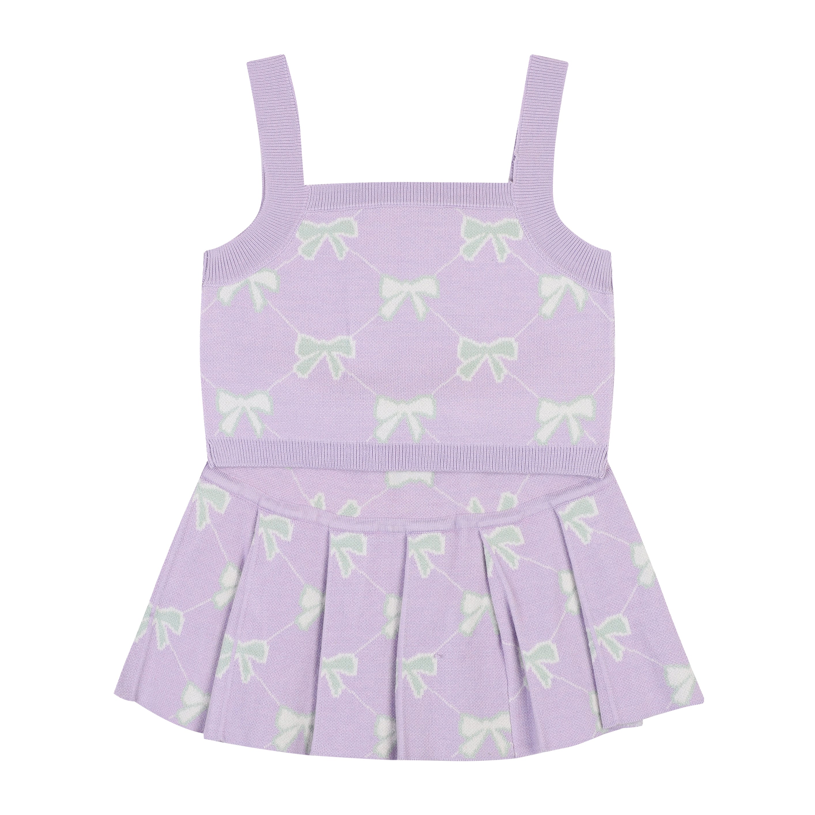 Rayla Knit Tank & Pleated Skirt Set-Top & Skirt Set - Kids-ToTo Heros-ToTo Heros Premium Children's Clothing