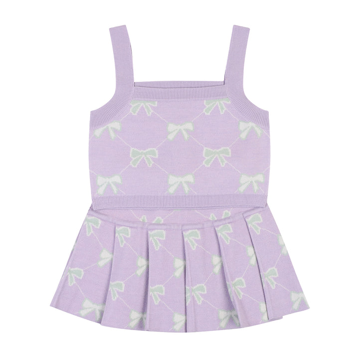 Rayla Knit Tank & Pleated Skirt Set-Top & Skirt Set - Kids-ToTo Heros-ToTo Heros Premium Children's Clothing