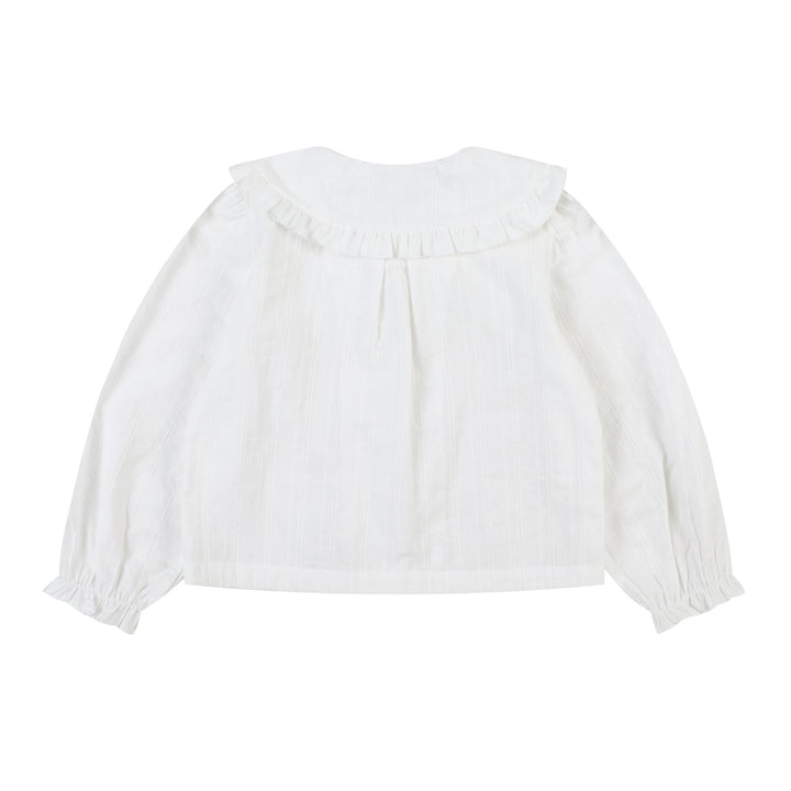 Reese Wide Collar Cropped Blouse-Button Down Shirt - Kids-ToTo Heros-ToTo Heros Premium Children's Clothing