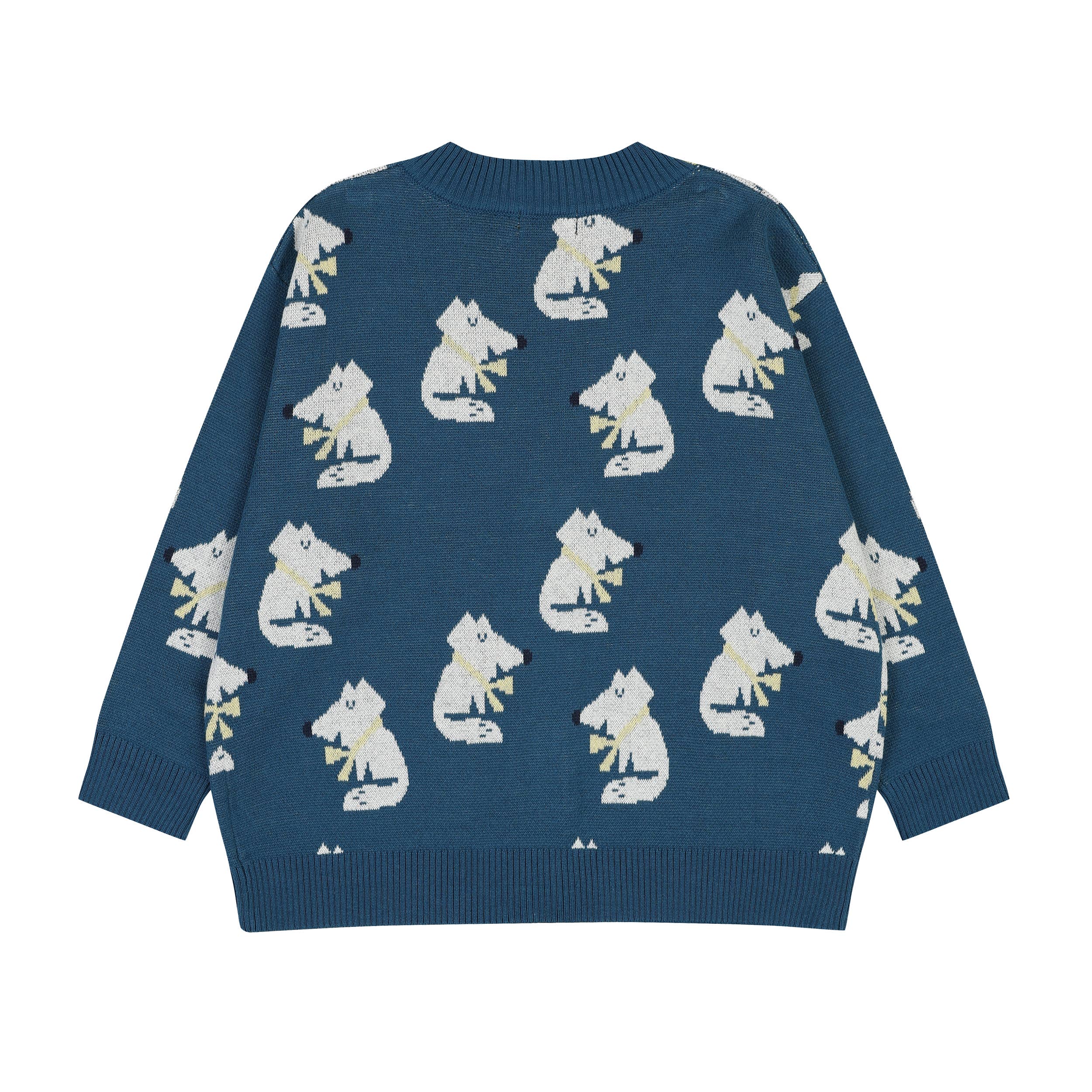Fox Pattern Fall Cardigan - ToTo Heros l Premium Children's Clothing