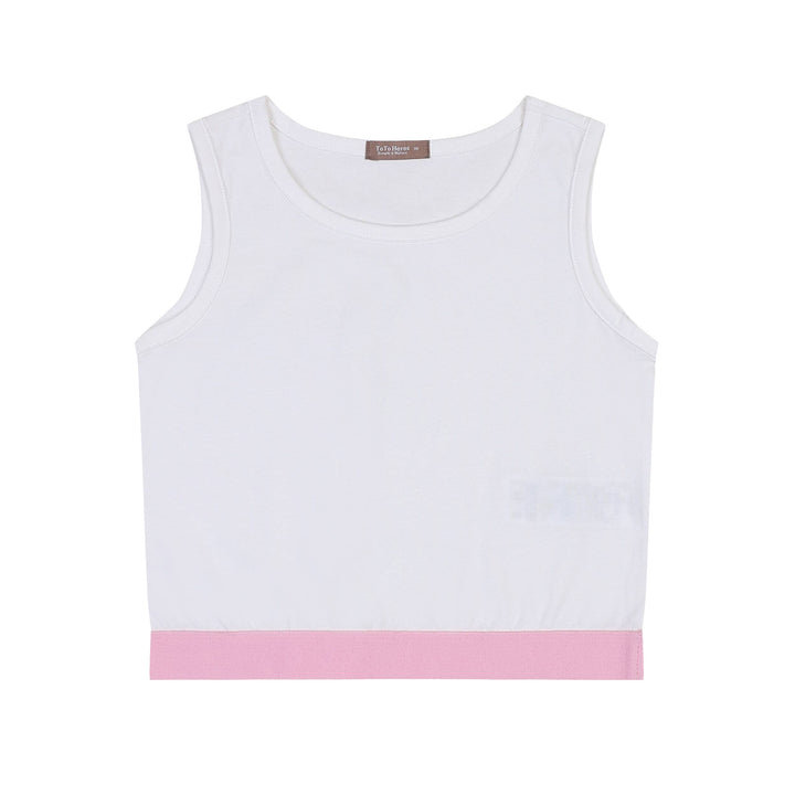 Layered Tops and Pleated Skort 3-Piece Set - ToTo Heros l Premium Children's Clothing
