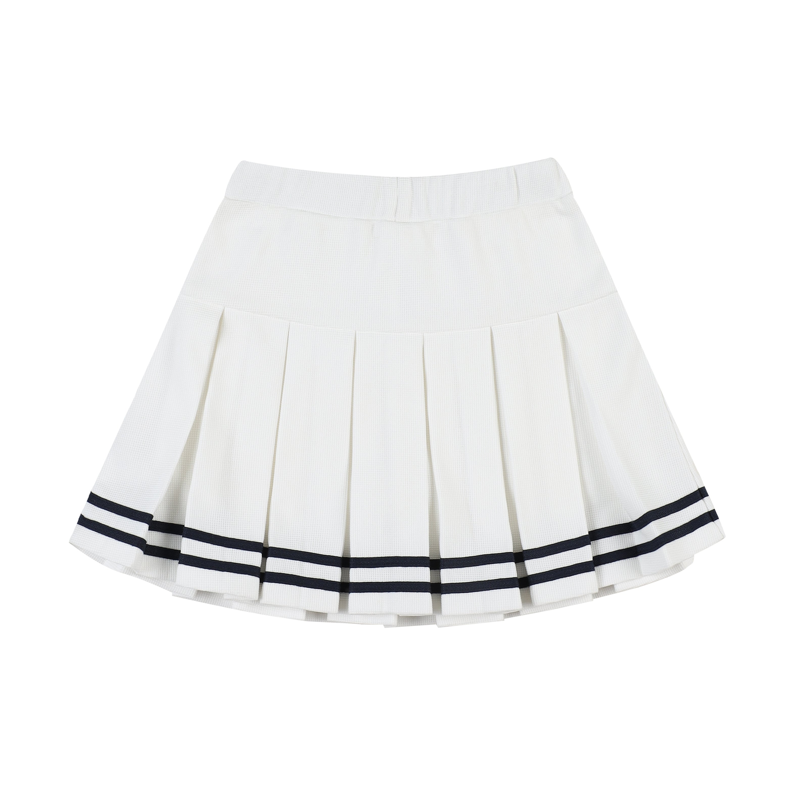 Victory Striped Pleated Skirt-Skirt - Kids-ToTo Heros-ToTo Heros Premium Children's Clothing