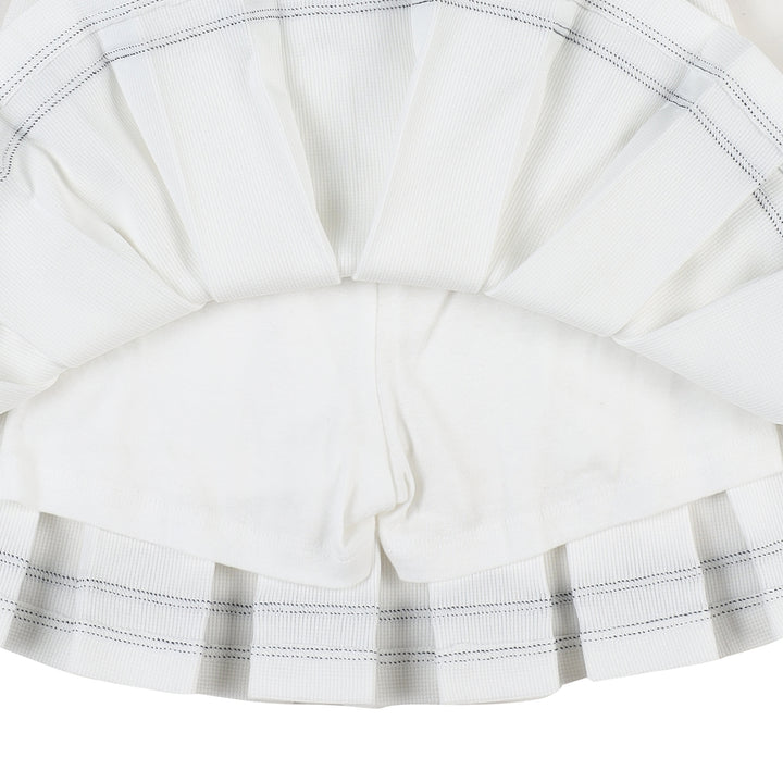 Victory Striped Pleated Skirt-Skirt - Kids-ToTo Heros-ToTo Heros Premium Children's Clothing