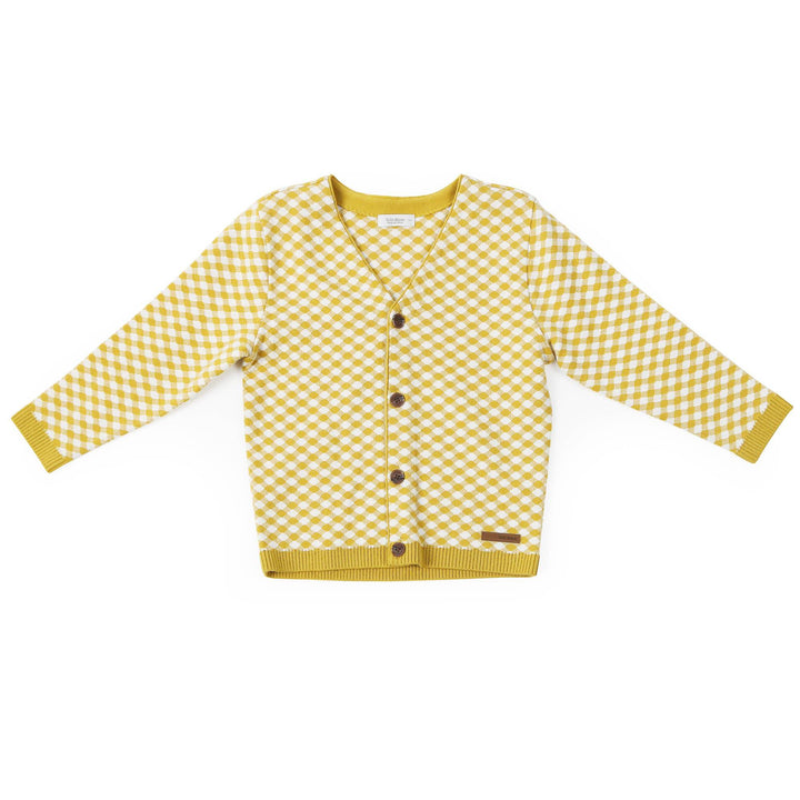 Honeycomb Trellis Pattern Cardigan - ToTo Heros l Premium Children's Clothing