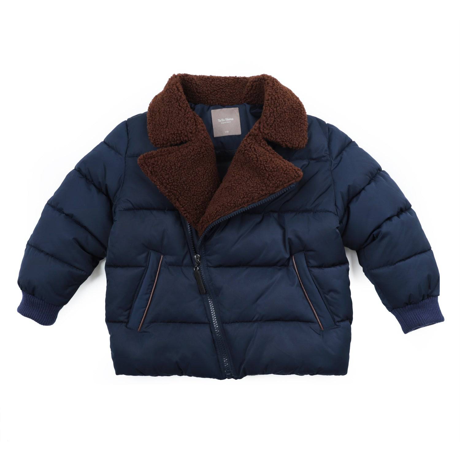 Faux Fur Collared Puffer Jacket - ToTo Heros l Premium Children's Clothing