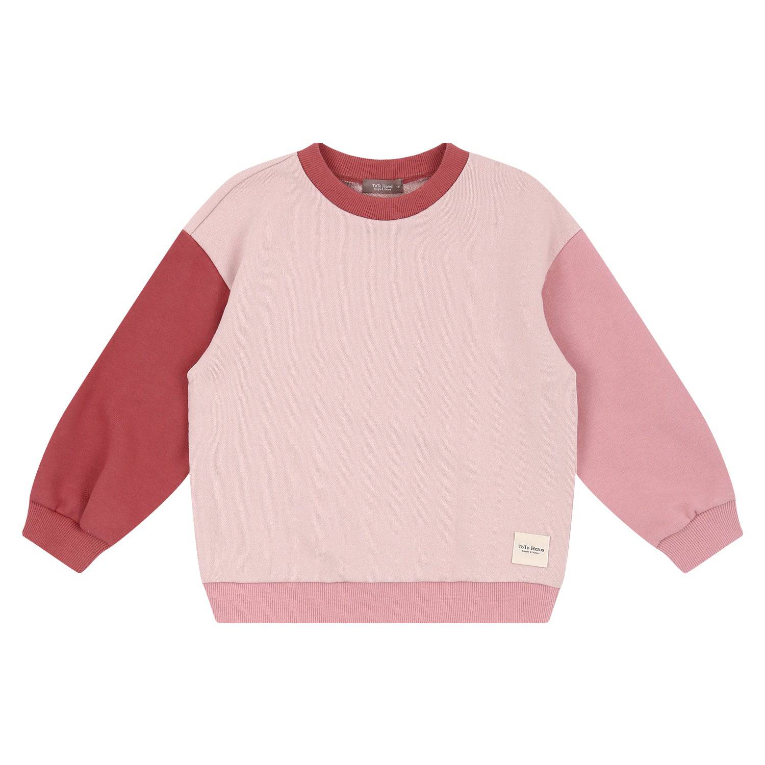 Multi Color Block Sweatshirt - ToTo Heros l Premium Children's Clothing