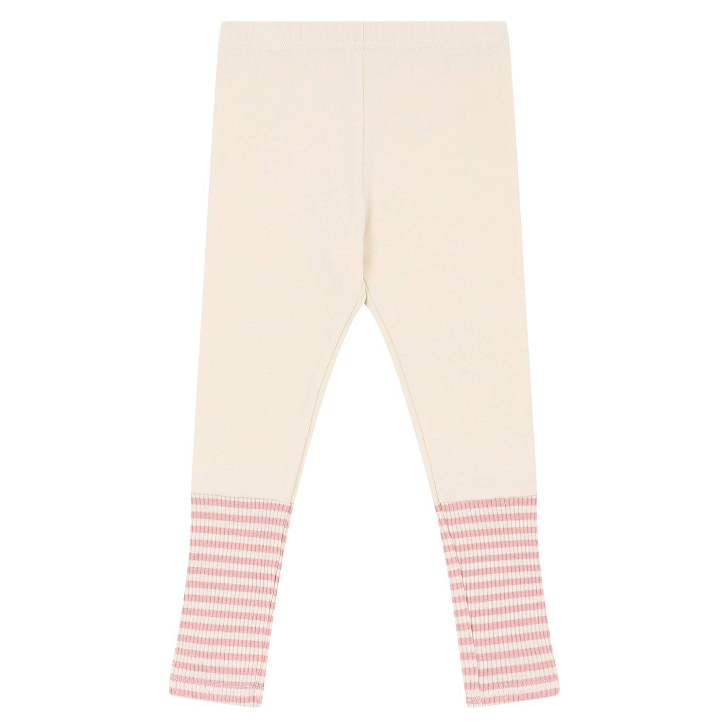 Striped Colorblock Hem Leggings - ToTo Heros l Premium Children's Clothing