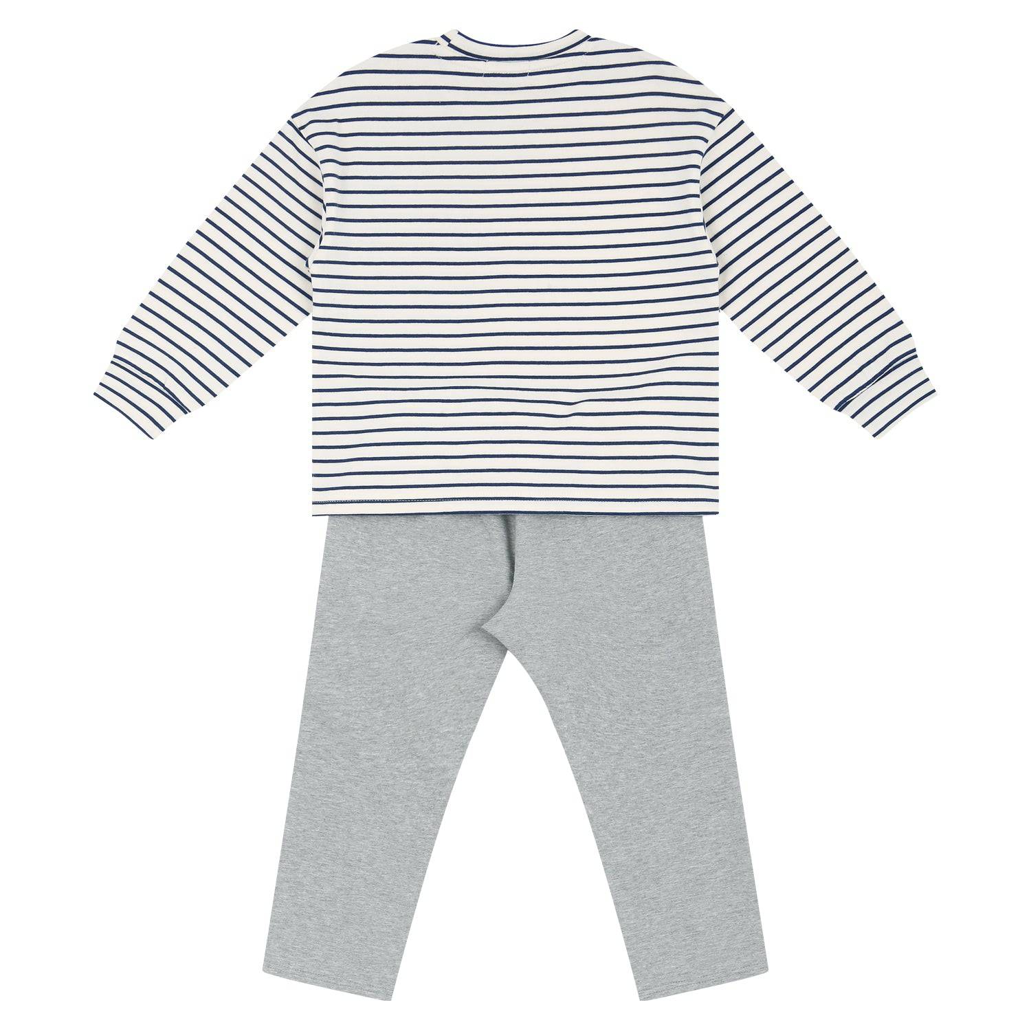 Striped Long Sleeve T-Shirt & Pants Set - ToTo Heros l Premium Children's Clothing