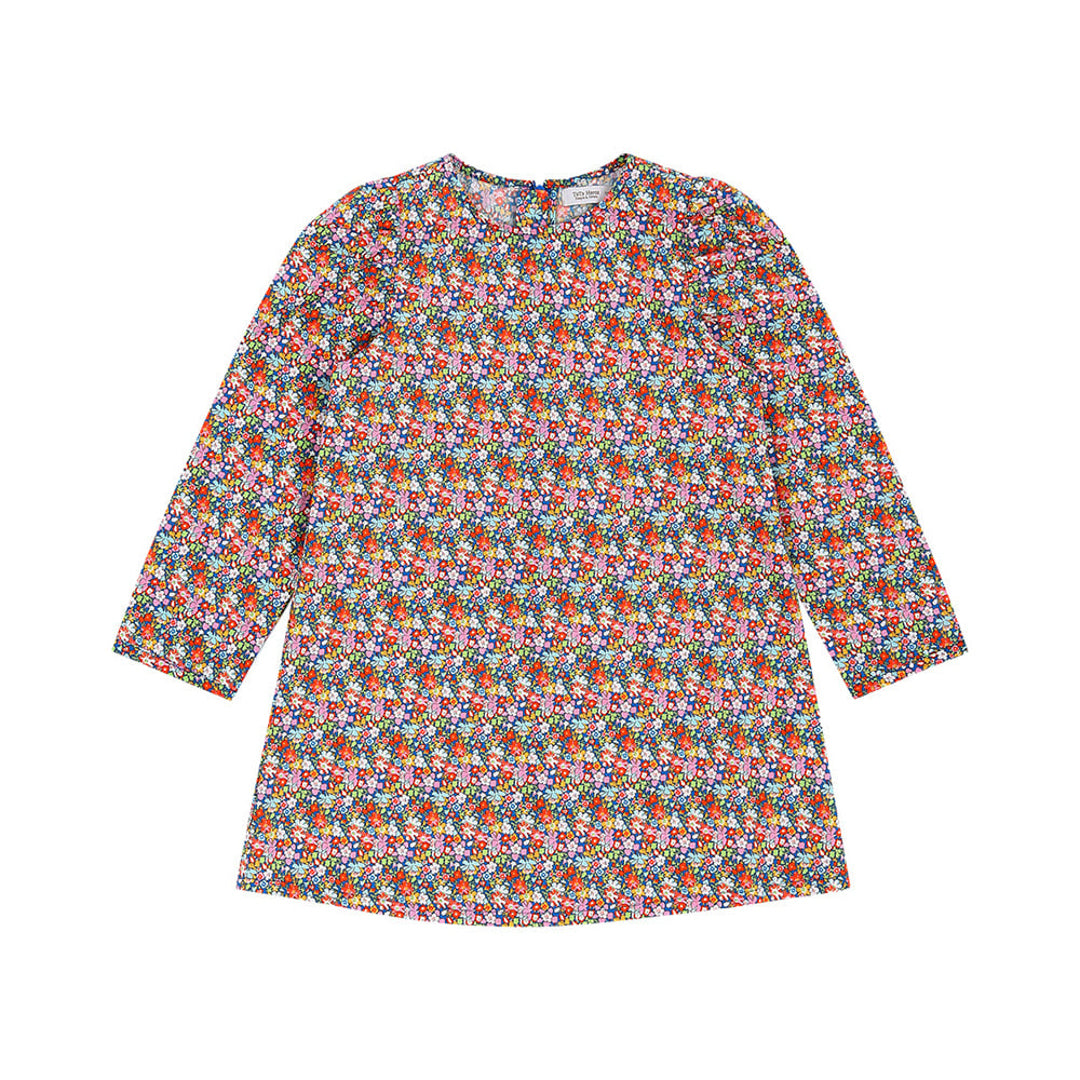 Karina Floral All-Over Print 3/4-Sleeve Dress