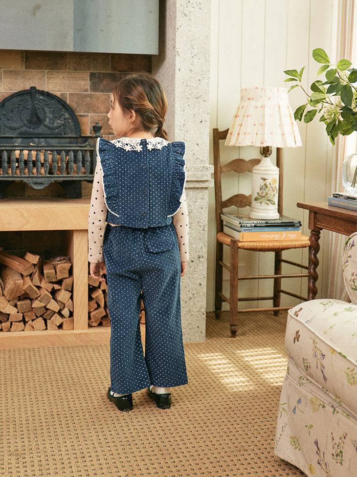 Hanni Corduroy Vest Top & Pants Set - ToTo Heros l Premium Children's Clothing