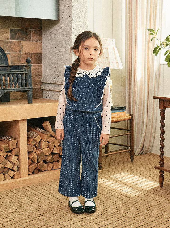 Hanni Corduroy Vest Top & Pants Set - ToTo Heros l Premium Children's Clothing