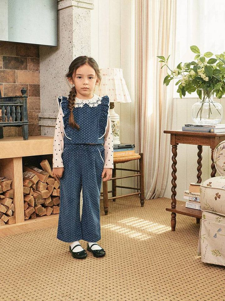 Hanni Corduroy Vest Top & Pants Set - ToTo Heros l Premium Children's Clothing