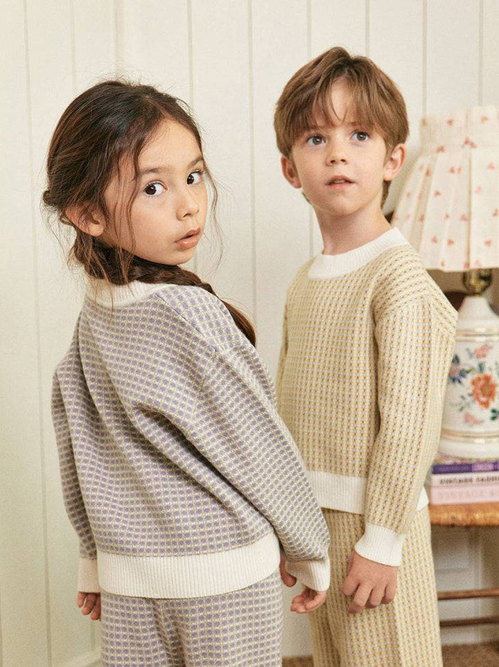 Luke Jacquard Knit Top & Pants Set - ToTo Heros l Premium Children's Clothing