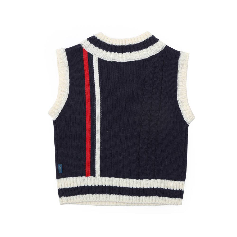 Striped Knit Vest - ToTo Heros l Premium Children's Clothing