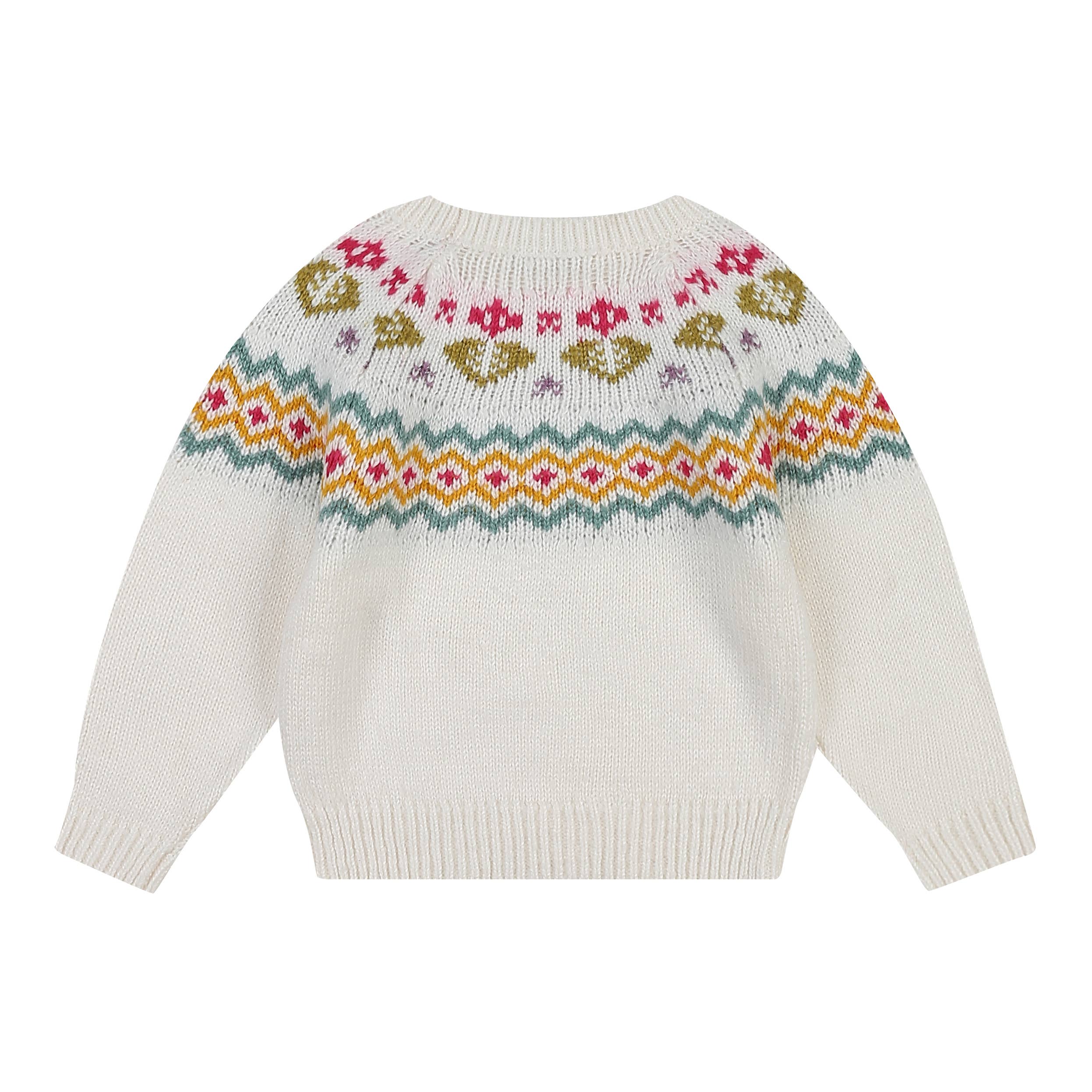 Naomi Nordic Pattern Knit Sweater - ToTo Heros l Premium Children's Clothing