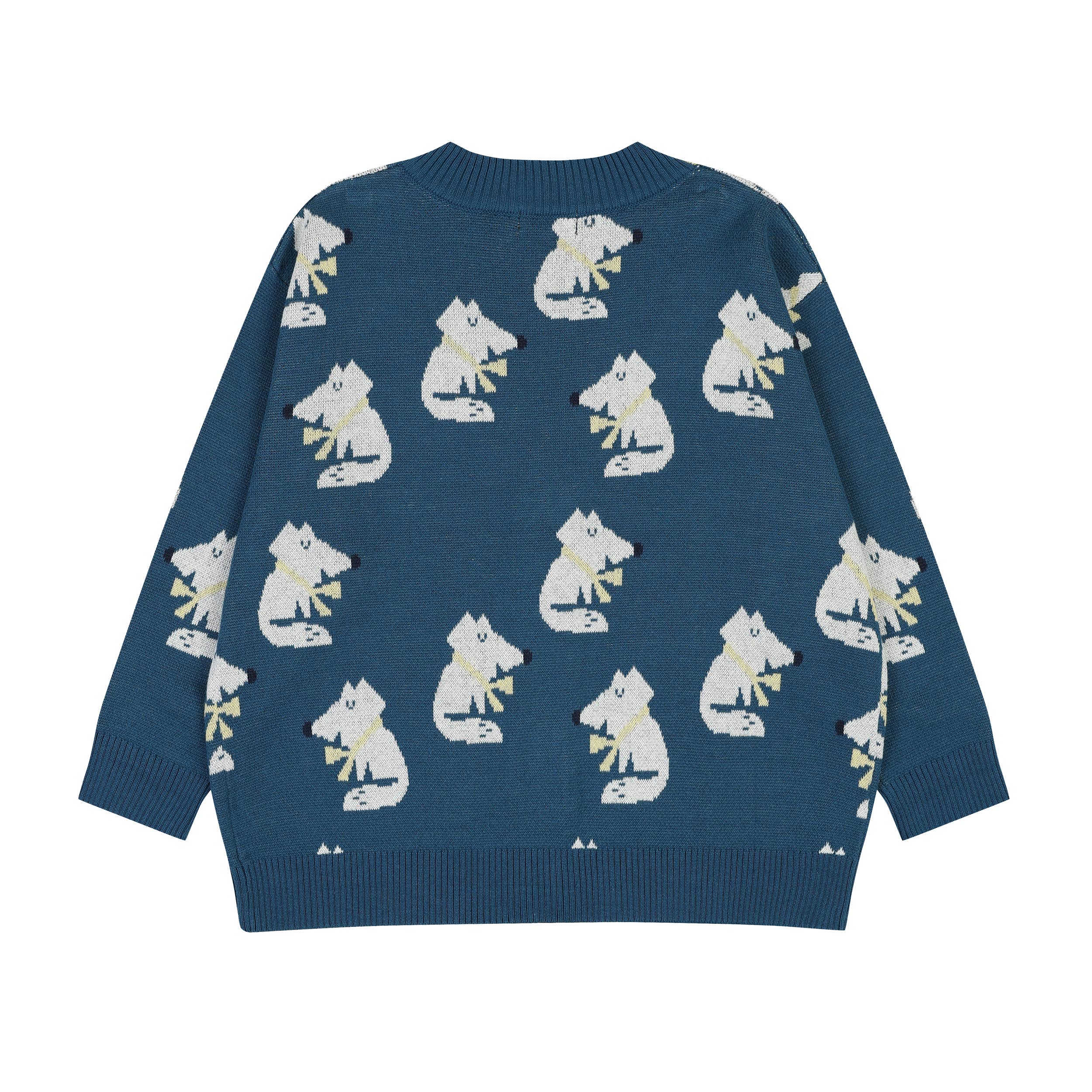 Fox Pattern Fall Cardigan - ToTo Heros l Premium Children's Clothing