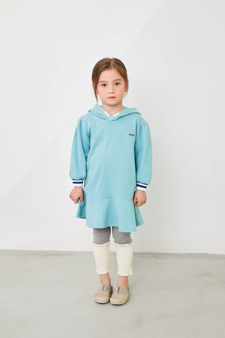 Sporty Hooded Dress - ToTo Heros l Premium Children's Clothing