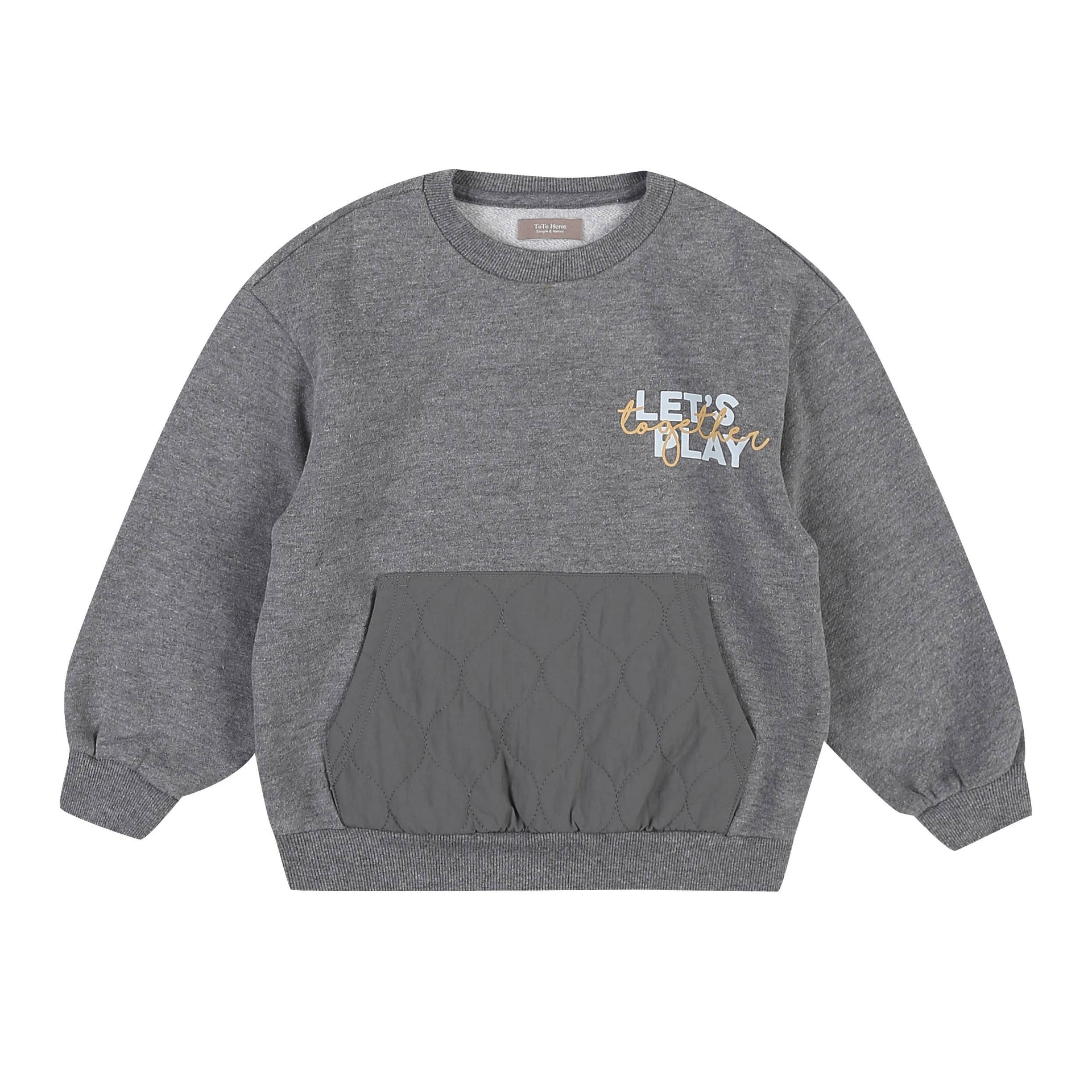 Wilby Quilted Pocket Sweatshirt - ToTo Heros l Premium Children's Clothing