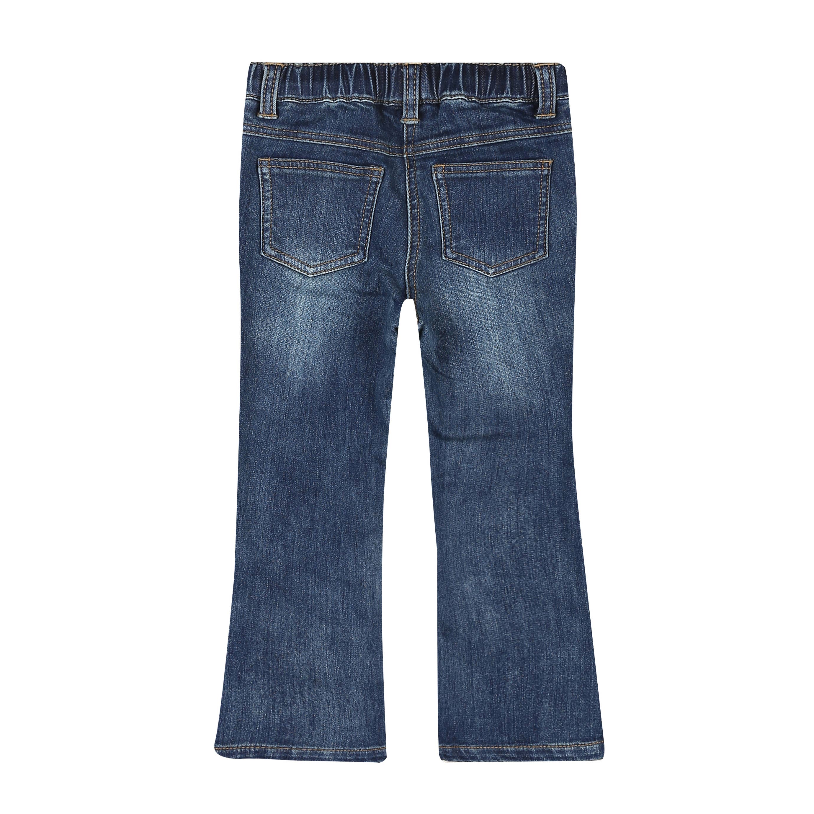 Gisele Boot Cut Fleeced Denim Pants - ToTo Heros l Premium Children's Clothing