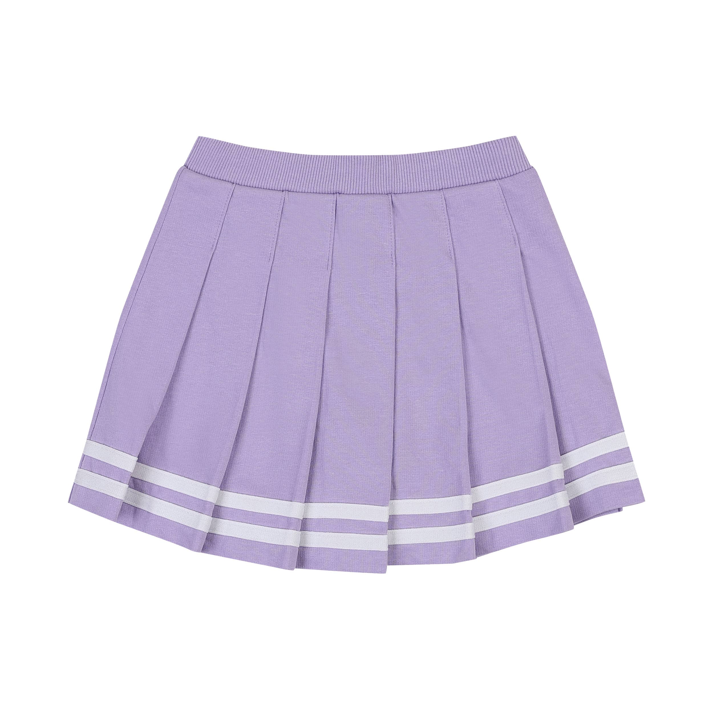 Layered Tops and Pleated Skort 3-Piece Set - ToTo Heros l Premium Children's Clothing