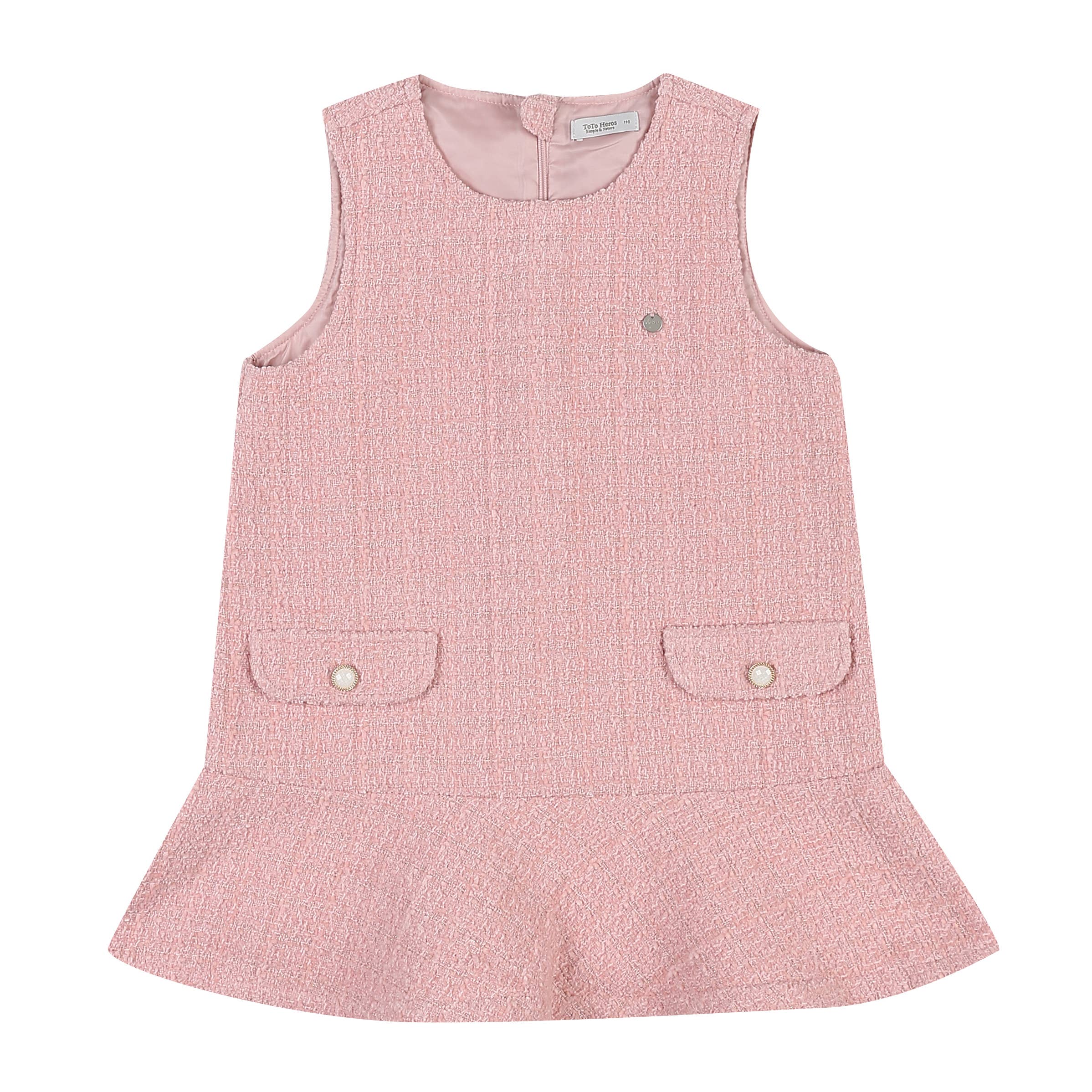 Liv Tweed Dress - ToTo Heros l Premium Children's Clothing