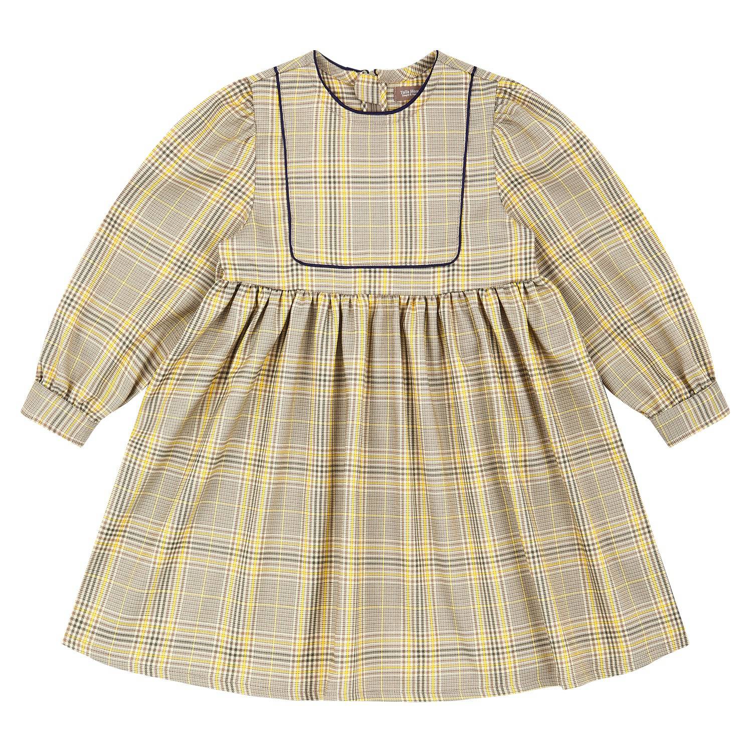 Jane Checkered Dress - ToTo Heros l Premium Children's Clothing