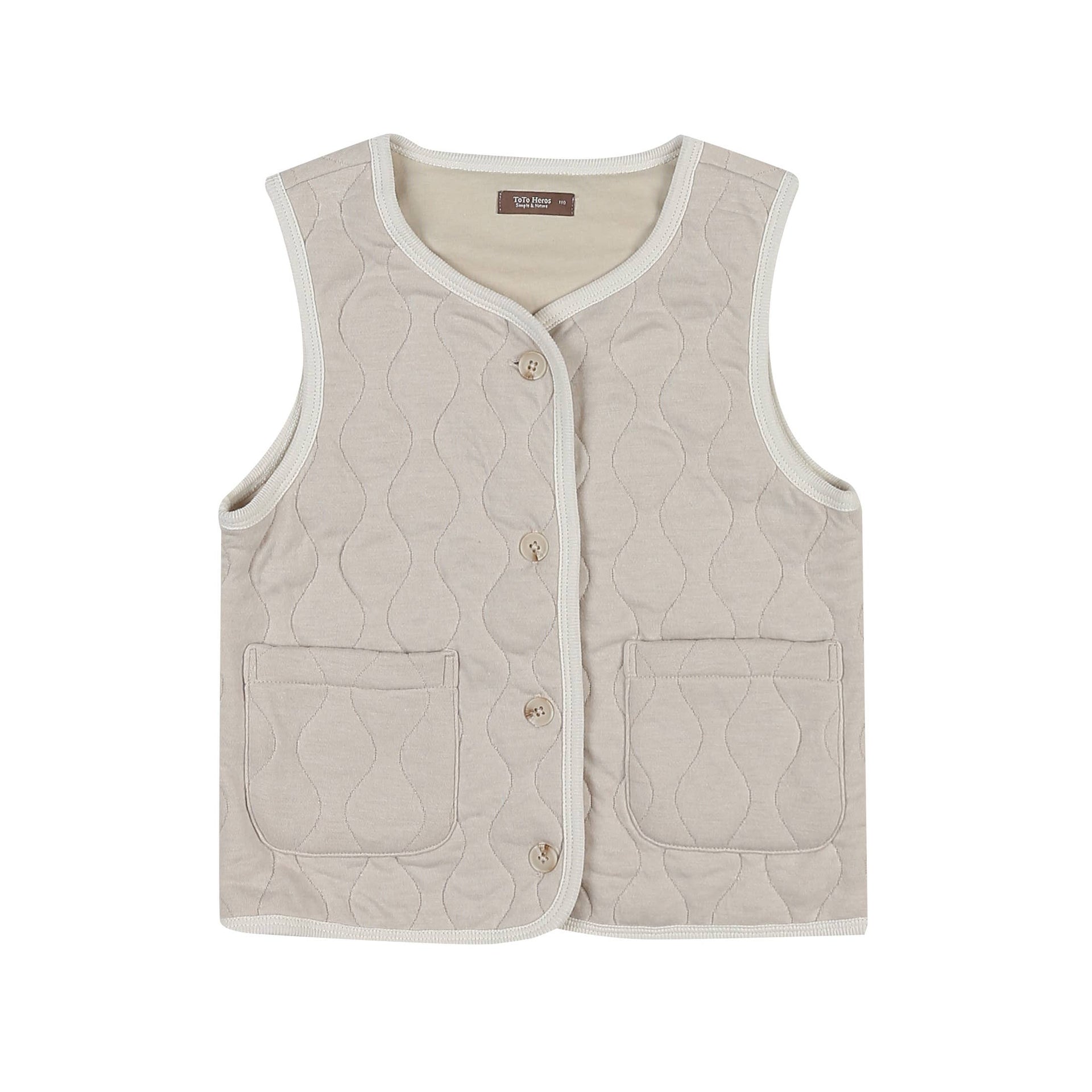 Jerry Lightweight Quilted Vest - ToTo Heros l Premium Children's Clothing