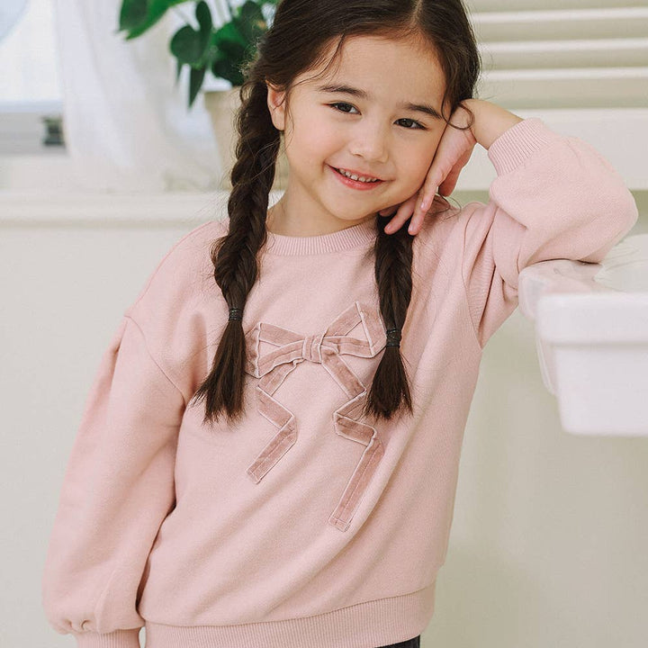 Roti Ribbon Detail Sweatshirt - ToTo Heros l Premium Children's Clothing