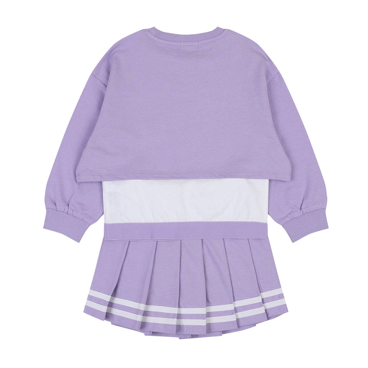 Layered Tops and Pleated Skort 3-Piece Set - ToTo Heros l Premium Children's Clothing