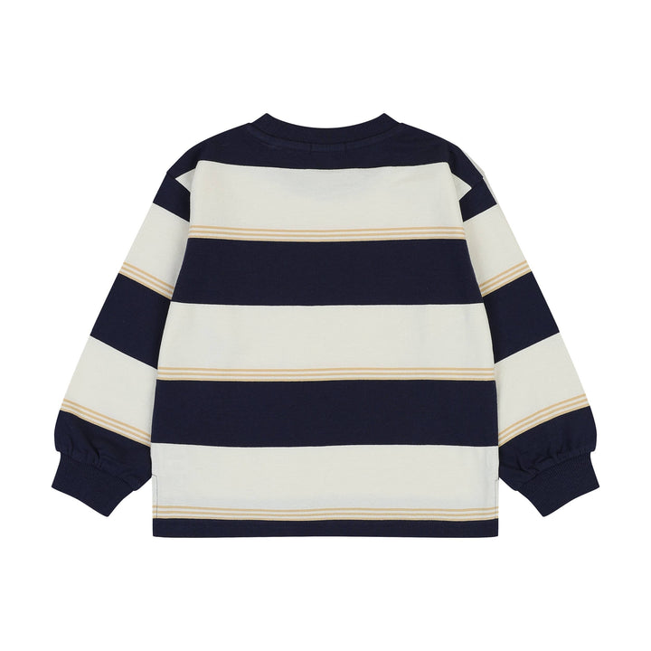 Tricolor Striped Long Sleeve Tee - ToTo Heros l Premium Children's Clothing