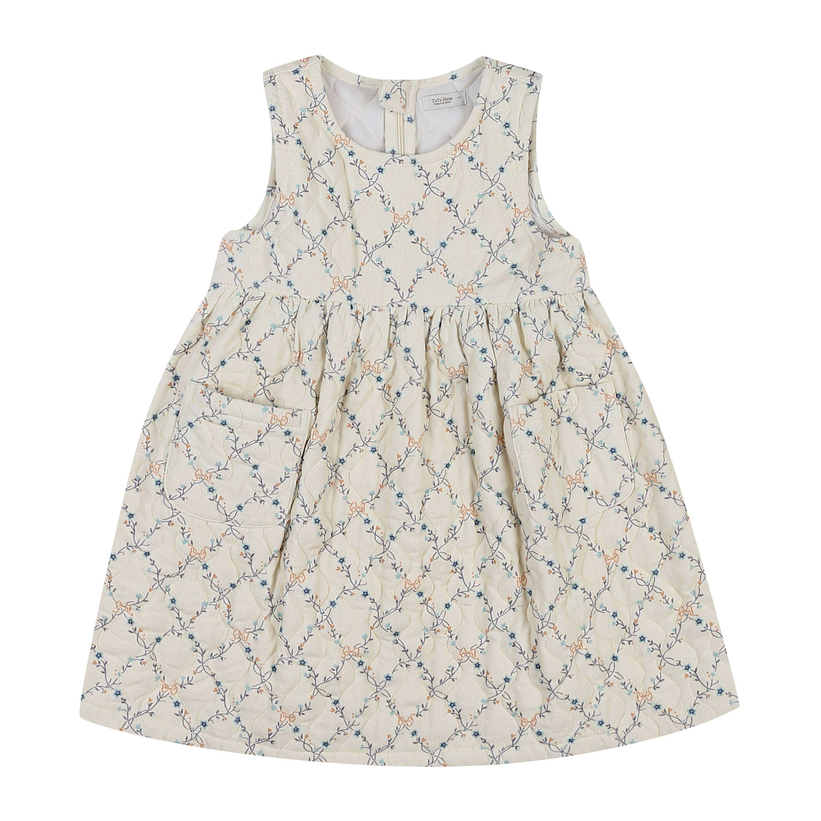 Erika Quilted Dress - ToTo Heros l Premium Children's Clothing