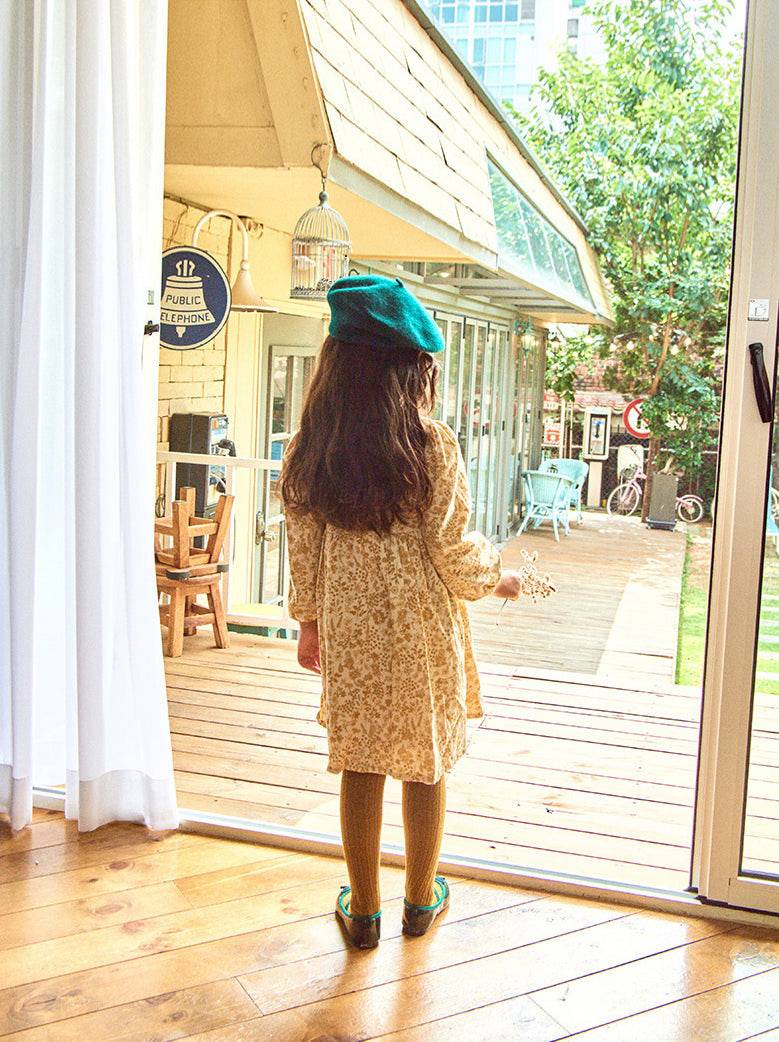 Allover Floral Print Dress-Dress - Kids-ToTo Heros-ToTo Heros l Premium Children&#x27;s Clothing