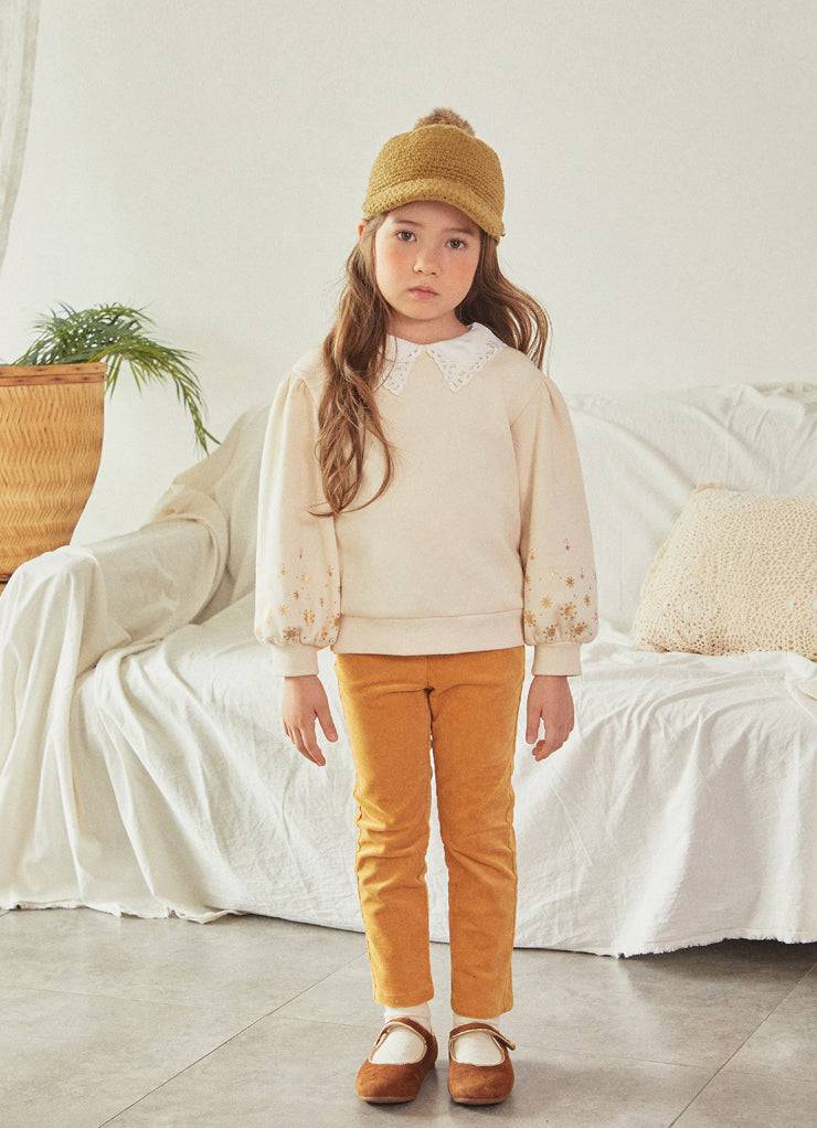 Anna Soft Velvet Skinny Pants-Pants - Kids-ToTo Heros-ToTo Heros l Premium Children&#x27;s Clothing