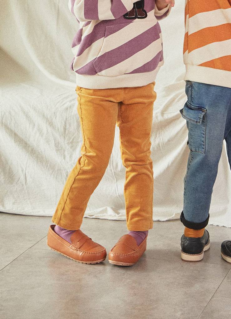 Anna Soft Velvet Skinny Pants-Pants - Kids-ToTo Heros-ToTo Heros l Premium Children&#x27;s Clothing
