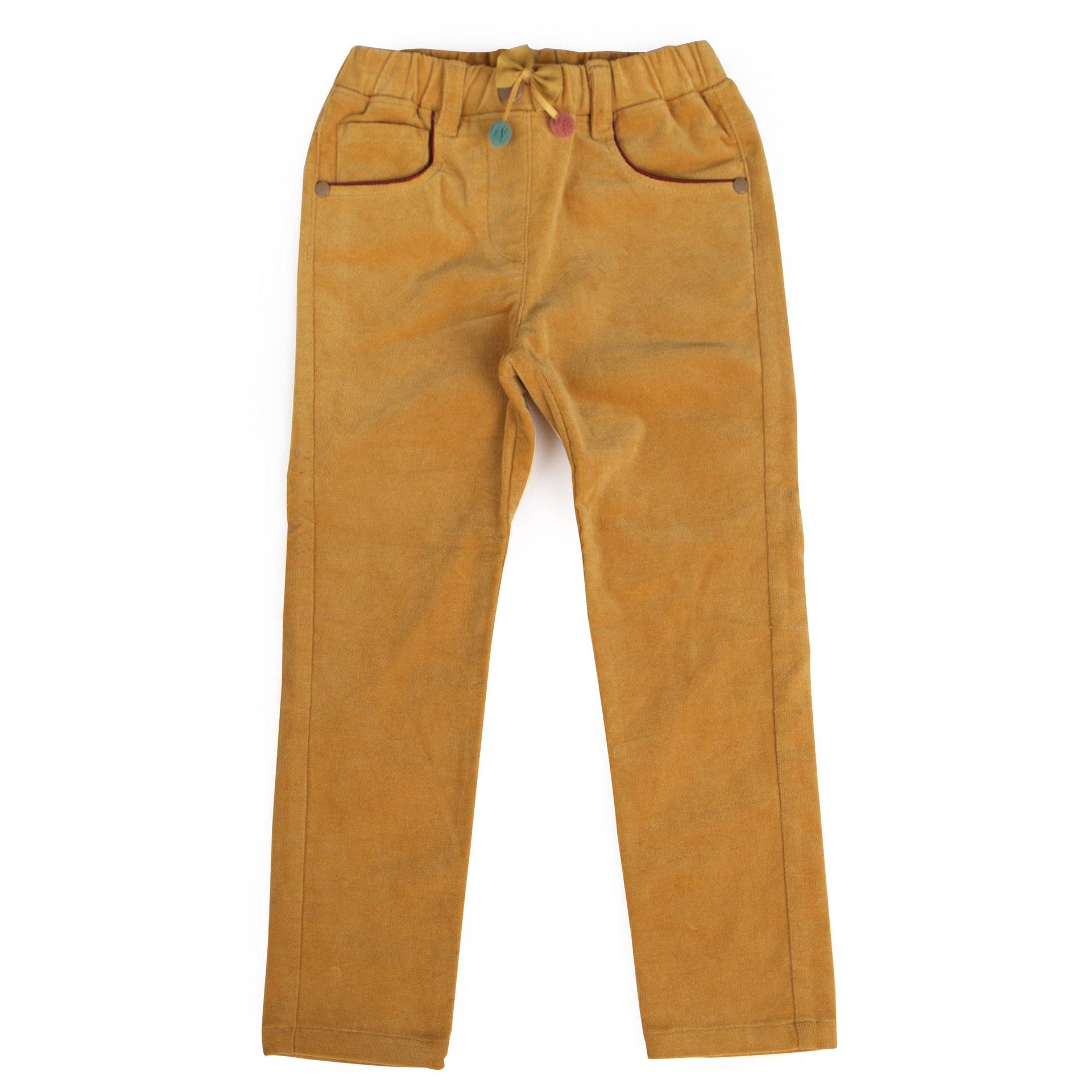 Anna Soft Velvet Skinny Pants-Pants - Kids-ToTo Heros-ToTo Heros l Premium Children&#x27;s Clothing