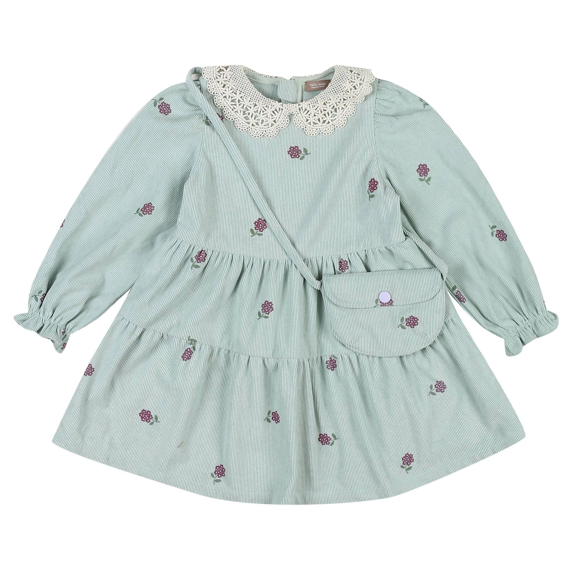 Aria Dress with Mini Bag-Dress - Kids-ToTo Heros-ToTo Heros l Premium Children&#x27;s Clothing