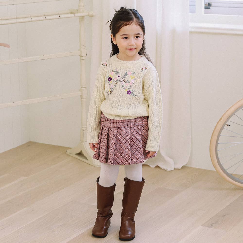 Bibi Checkered Skirt-Skirt - Kids-ToTo Heros-ToTo Heros l Premium Children&#x27;s Clothing