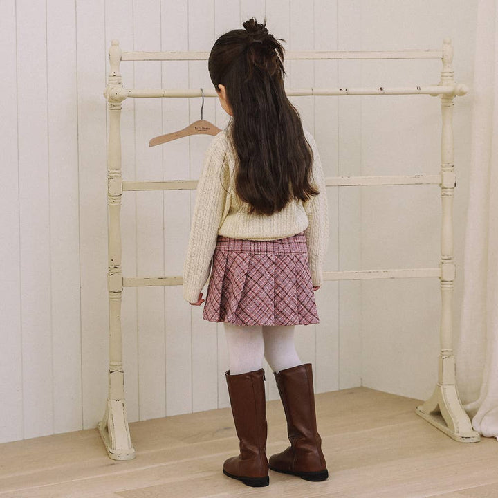 Bibi Checkered Skirt-Skirt - Kids-ToTo Heros-ToTo Heros l Premium Children&#x27;s Clothing