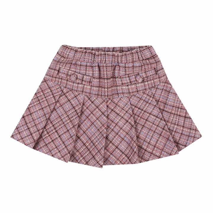 Bibi Checkered Skirt-Skirt - Kids-ToTo Heros-ToTo Heros l Premium Children&#x27;s Clothing