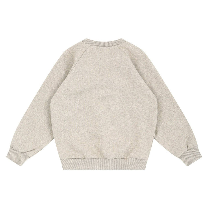 Polar Bear Patch Fleeced Sweatshirt - ToTo Heros l Premium Children's Clothing